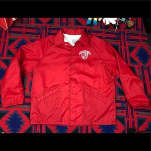 Vintage NCAA Florida Southern lined coach jacket L